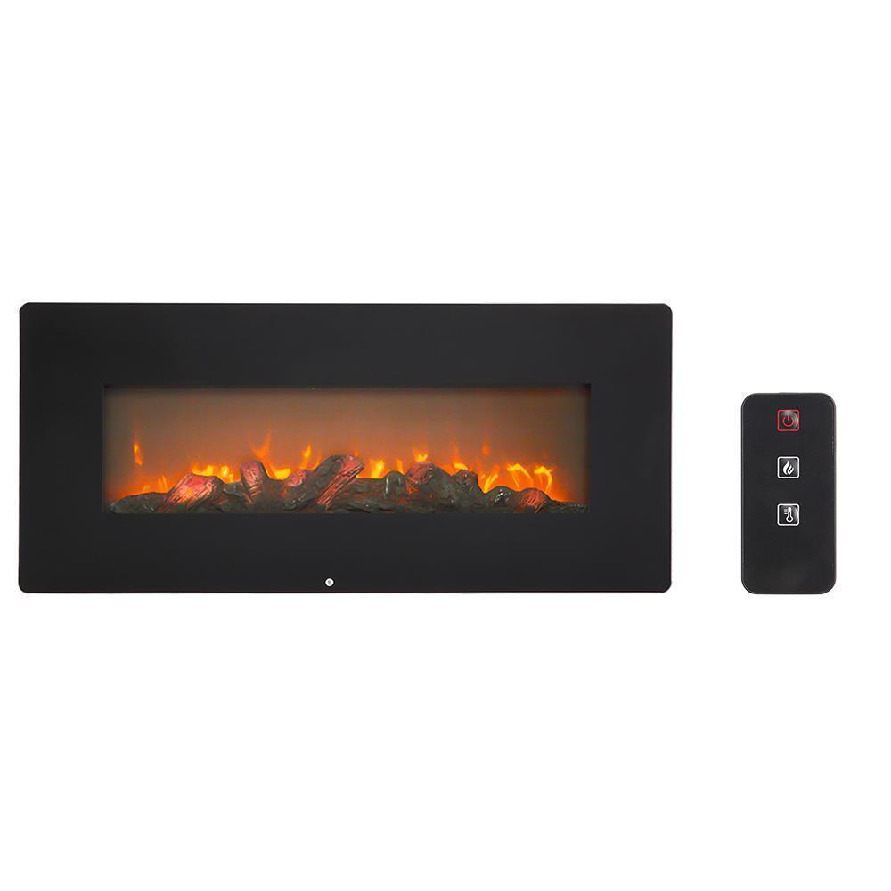 SalonMore 1400W 42" Electric Fireplace Wall Mounted Heater with Remote Control